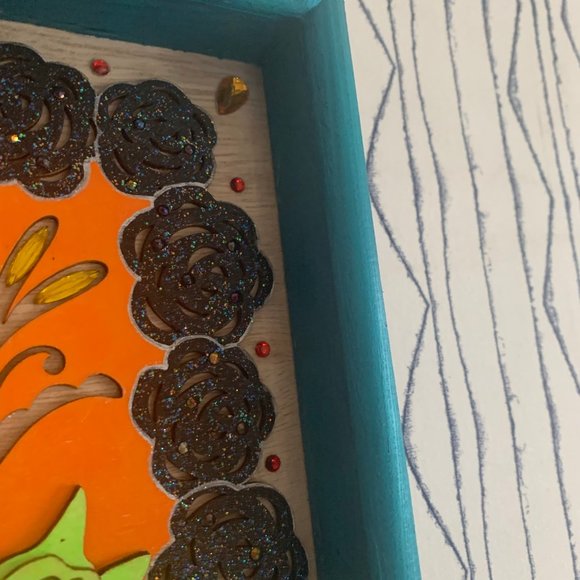 ⭐️#463 Hand Painted Wooden Halloween Sign - Picture 7 of 14